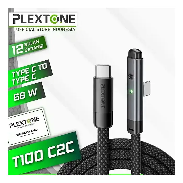 Plextone T100 Type C to Type Type C PD 20W 66W Elbow 90 Degree...